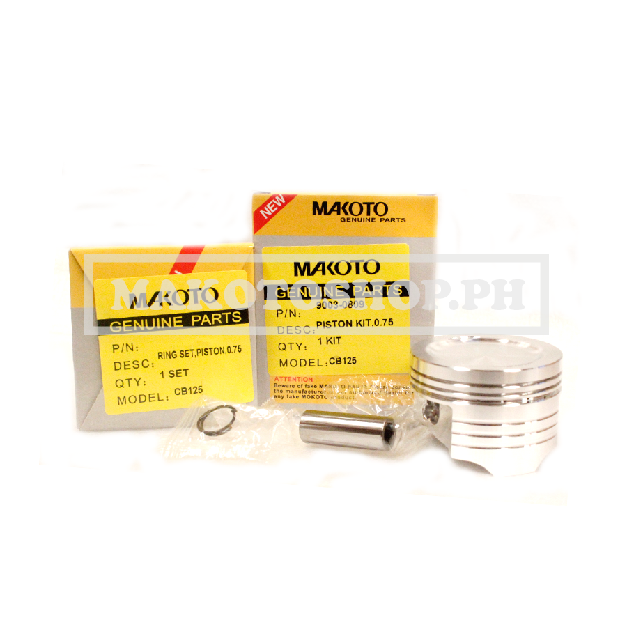 PISTON KIT, 0.75 (MK) (CB 125)