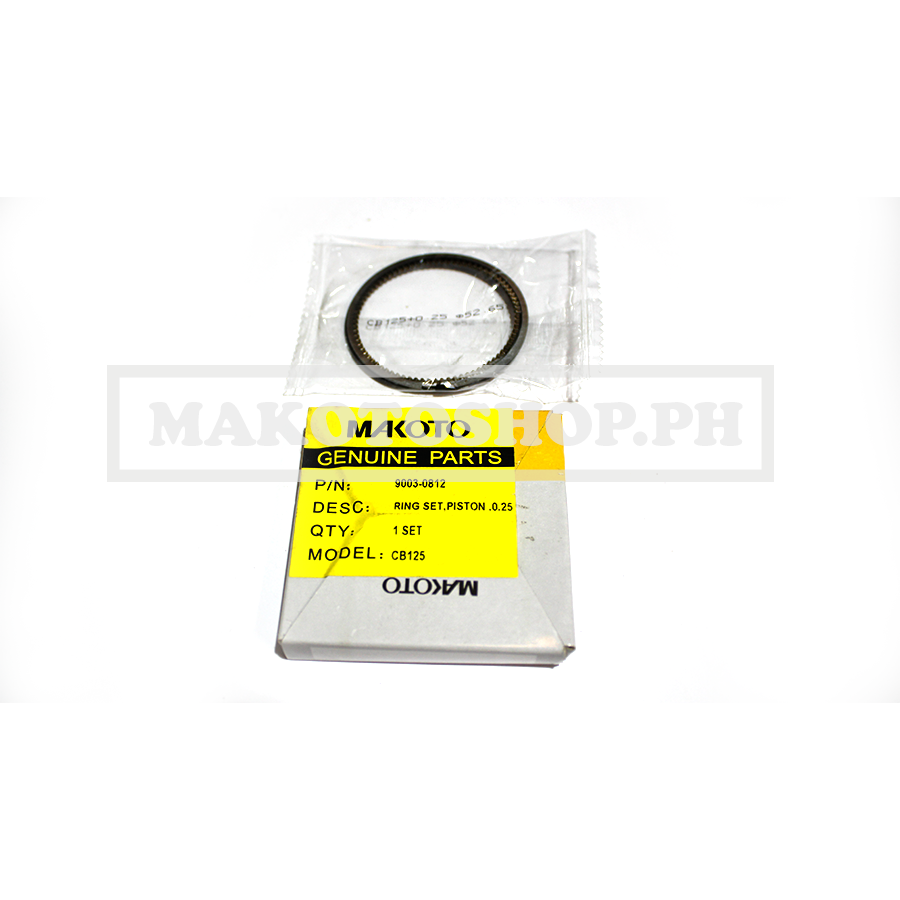 RING SET, PISTON, 0.25 (MK)