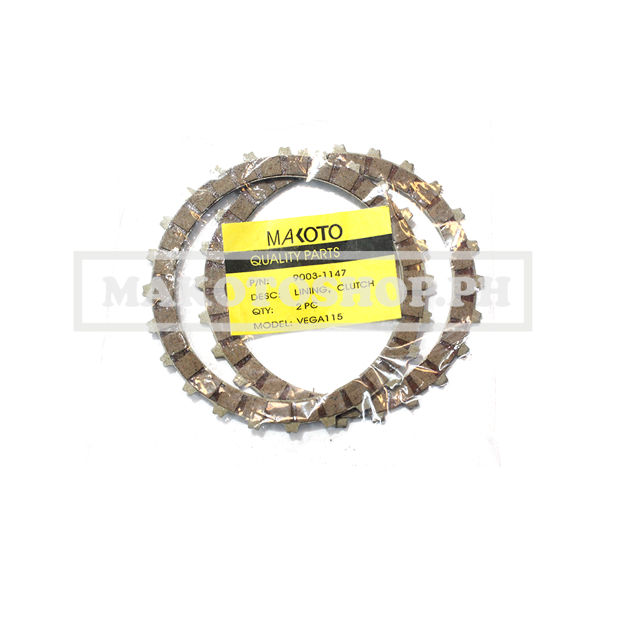 LINING, CLUTCH (SET) MK (VEGA 115)