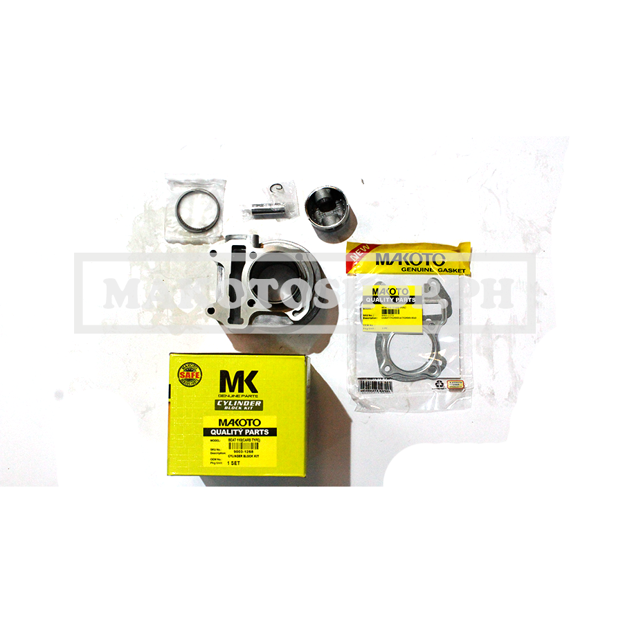 CYLINDER BLOCK KIT (MK) BEAT 110 (CARB TYPE)