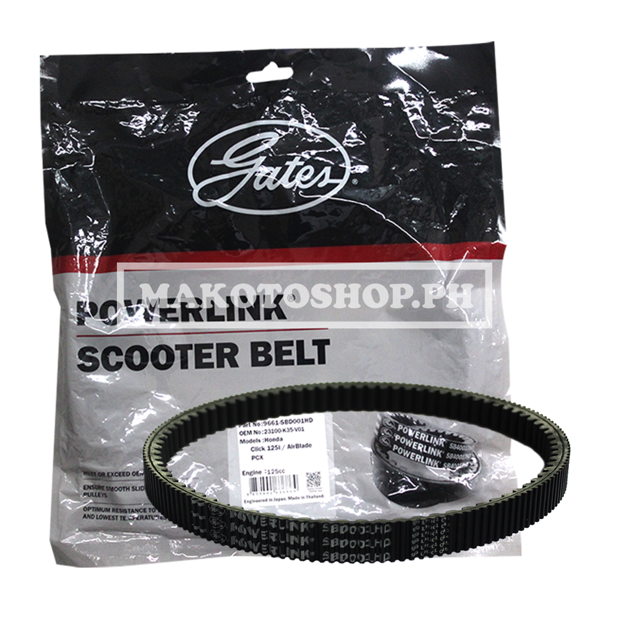 BELT, DRIVE (GATES) (CLICK 125i)