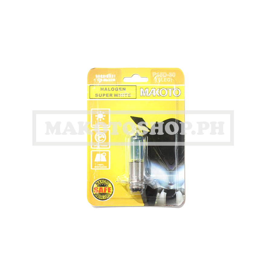 BULB, SUPER WHITE (12V 35/35W) (MAKOTO)