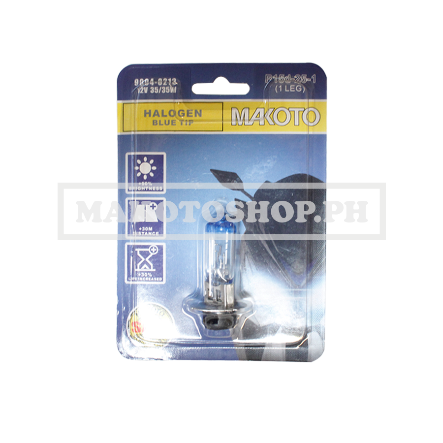 BULB, H/LIGHT 12V 35/35w (BLUE-TIP) (1LEG) (MAKOTO)