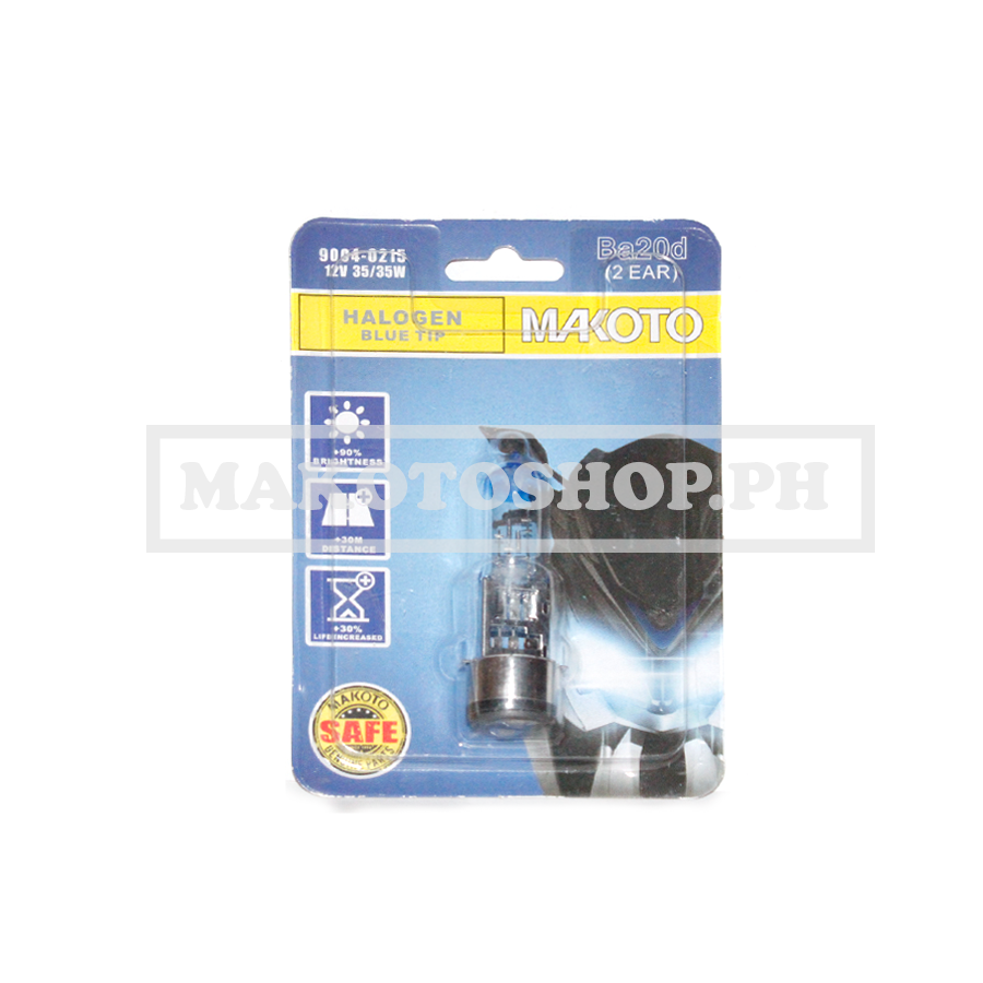 BULB, H/LIGHT 12V 35/35w (BLUE TIP) (2LEG) (MAKOTO)